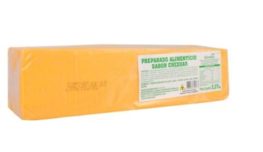 PREPARADO ALIM. SABOR CHEDDAR 2,27KG FATIADO