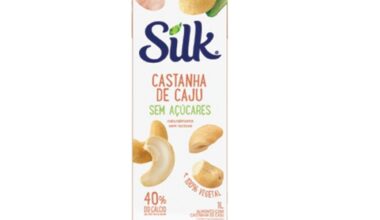 LEITE DE AMÊNDOAS SILK 1L SABOR CASTANHA DE CAJU