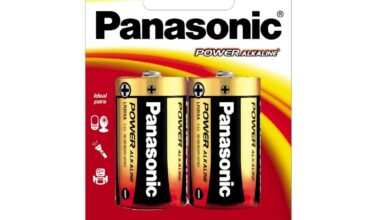 PILHA PANASONIC ALCALINA GRANDE D2 POWER